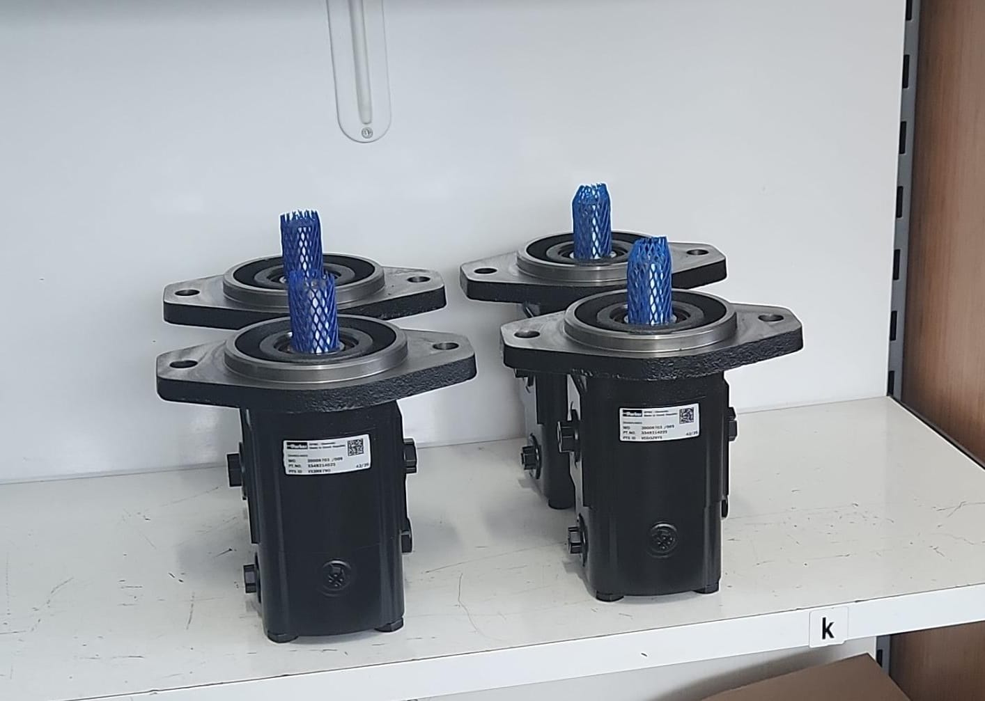 Drilling equipment prepared for maintenance