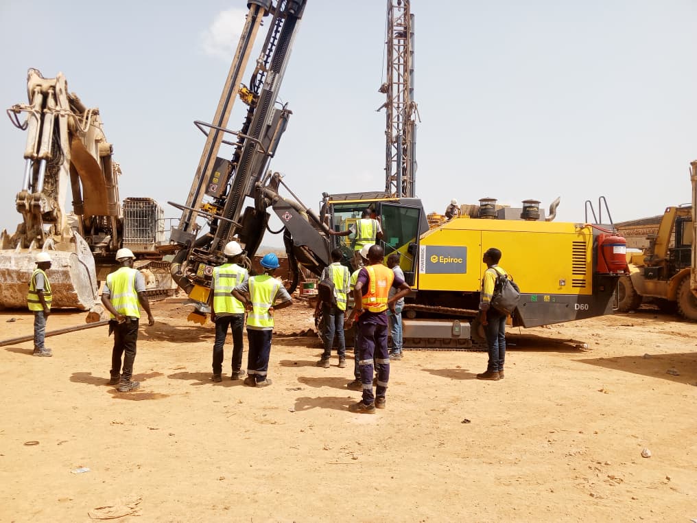 Field crew supporting drilling operations